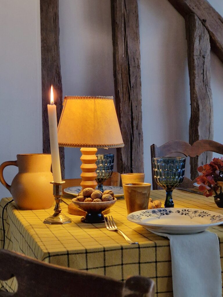 lampe de table pour décoration de table mariage