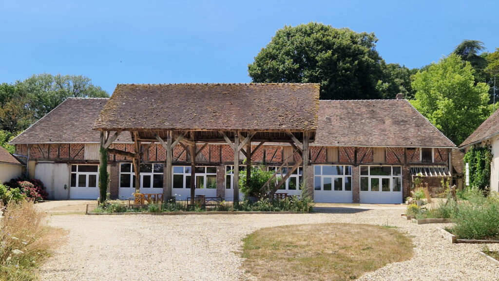 grange pour mariage en briques avec tomettes