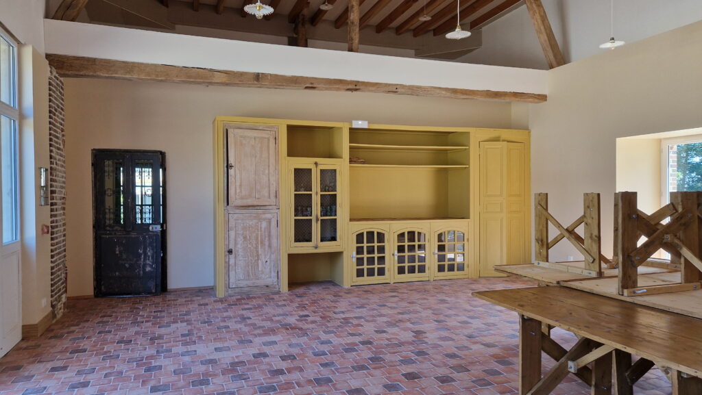 salle de mariage esprit maison de campagne proche de Paris